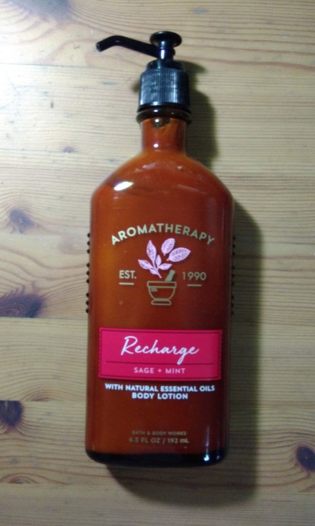 Bn Bath Body Works Aromatherapy Recharge Body Lotion