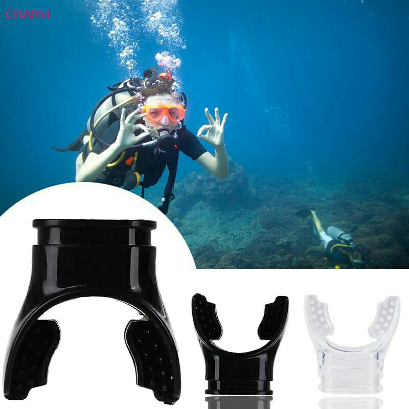 Diving Swimming Snorkeling Mouthpiece Scuba Silicone Regulator Water