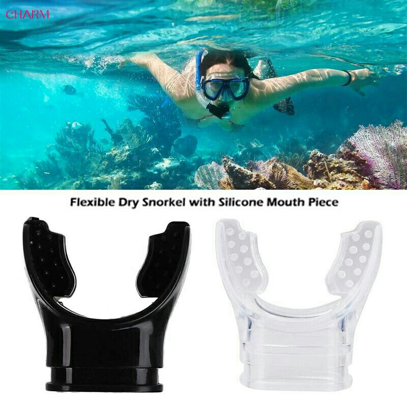 Diving Swimming Snorkeling Mouthpiece Scuba Silicone Regulator Water