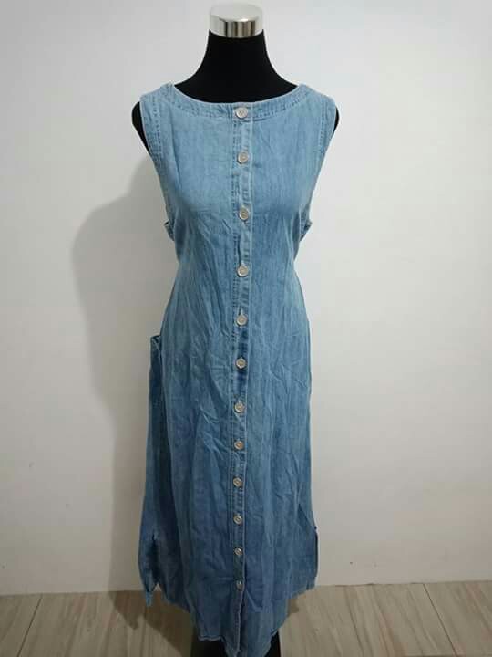 faded glory jean dress