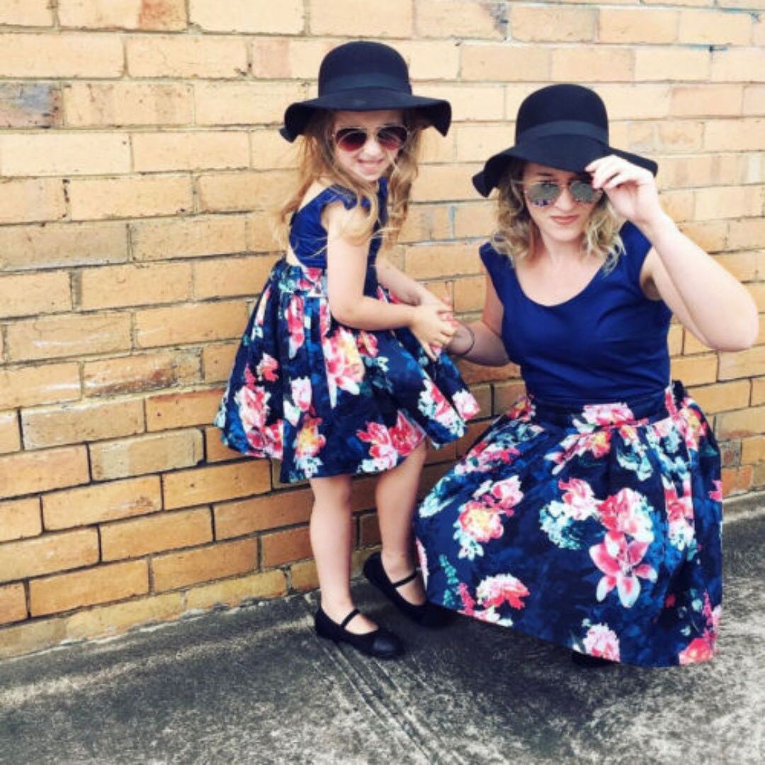 Family Match Mother Daughter Women Girls Summer Backless Flower Dress Sundress Women S Fashion Clothes Dresses Skirts On Carousell