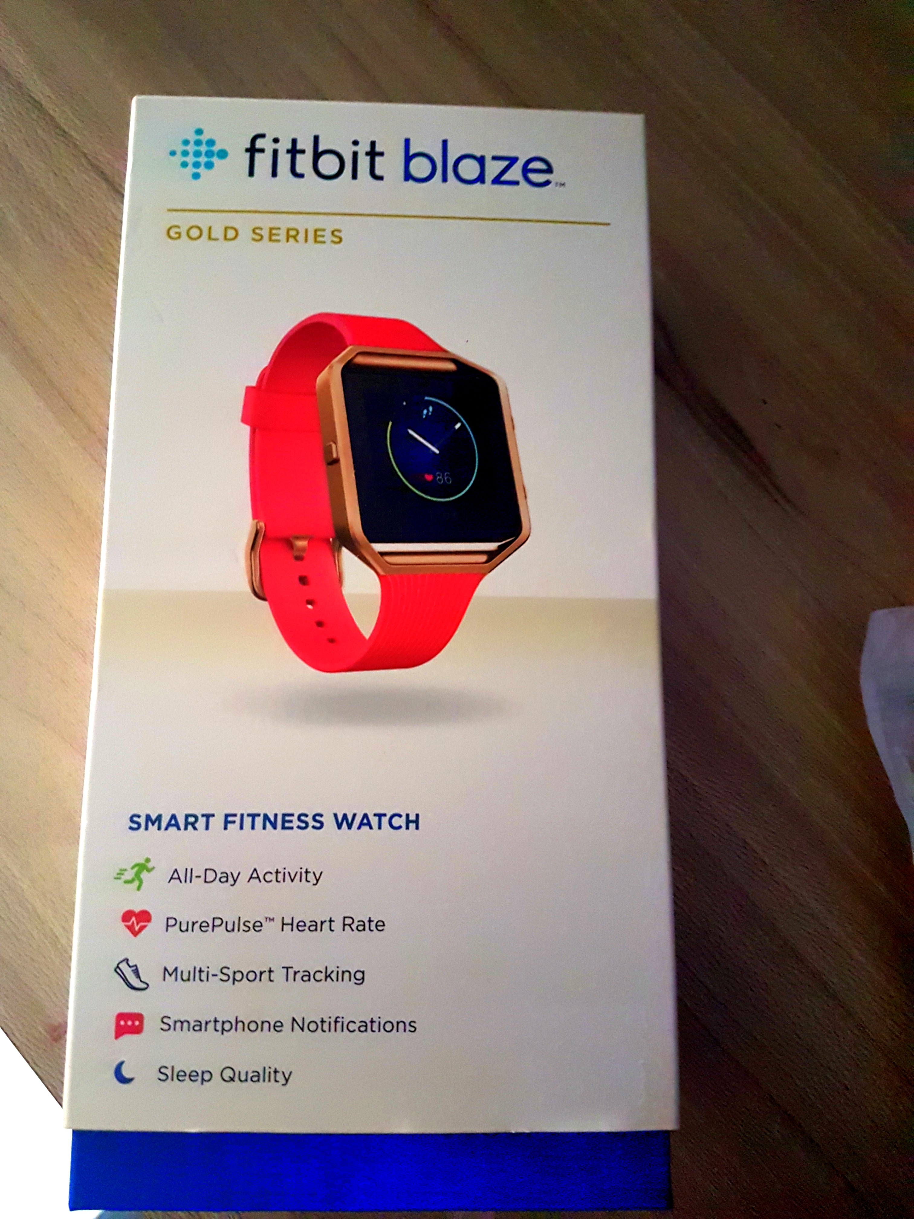 Fitbit blaze gold series outlet