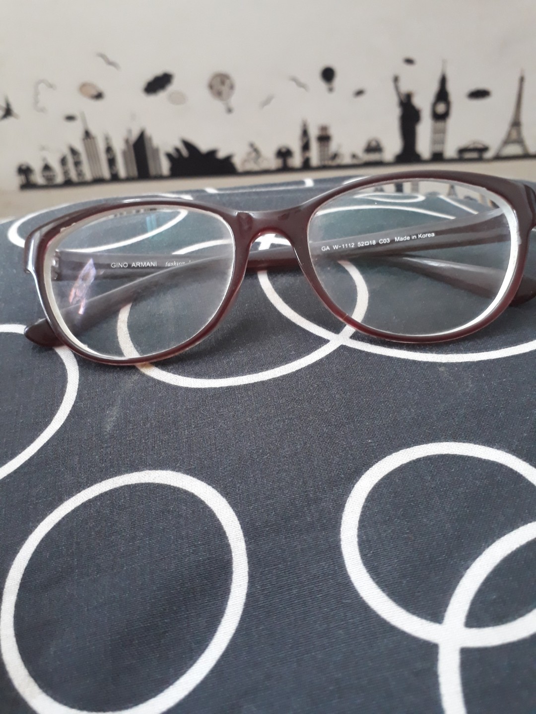 gino armani glasses