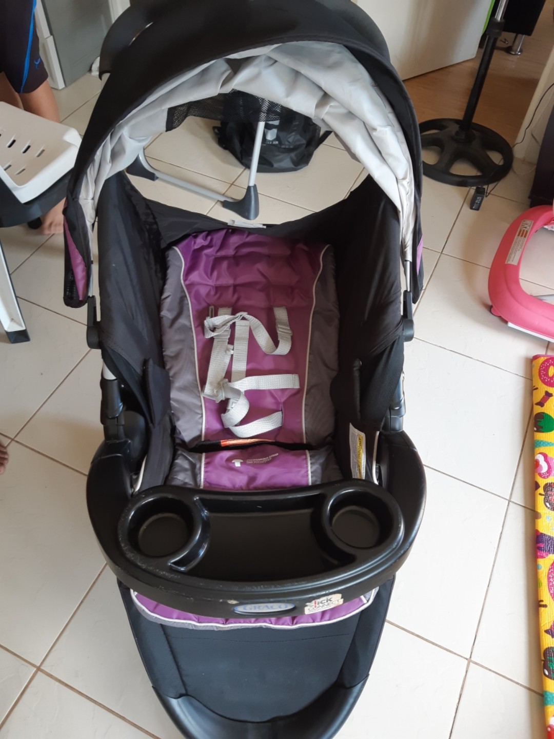 Graco Wheel Stroller With Car Seat