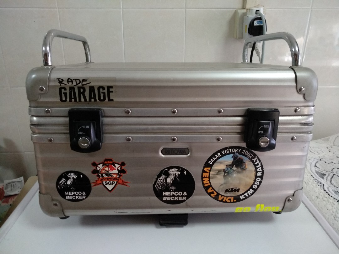 Rimowa outlet motorcycle luggage