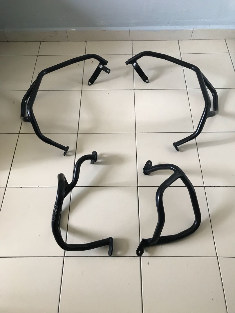 Hepco becker crash bars Africa twin CRF1000L, Motorcycles, Motorcycle