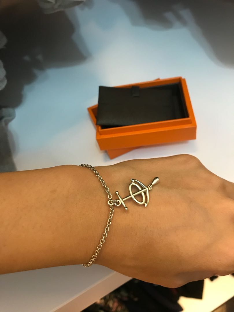 Hermes outlet anchor bracelet