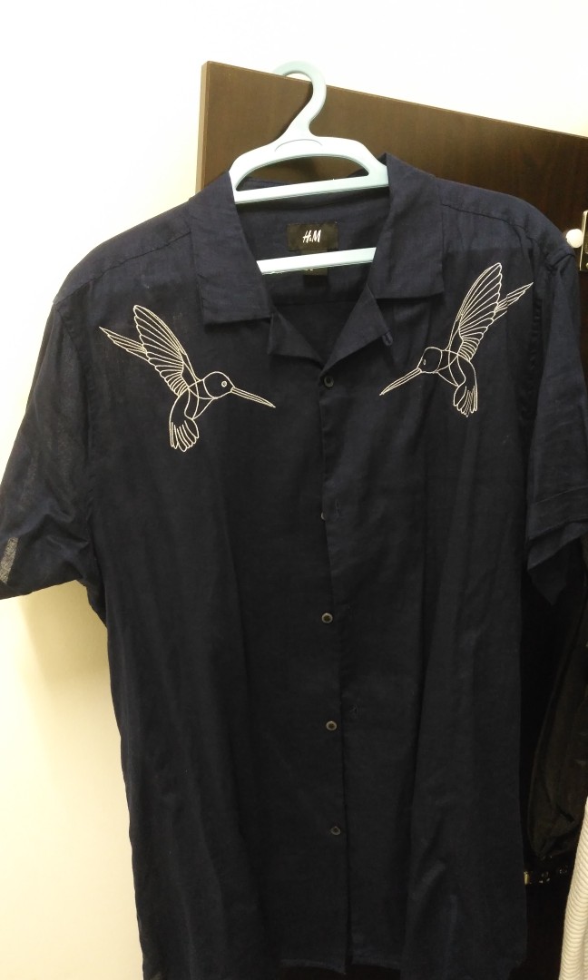 H M hummingbird men shirt Men s Fashion Tops Sets Formal