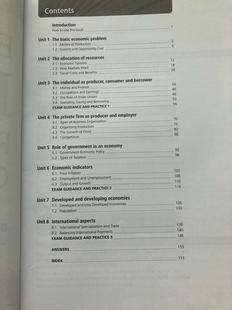 IGCSE ECONOMICS REVISION GUIDE PDF visual data 8
