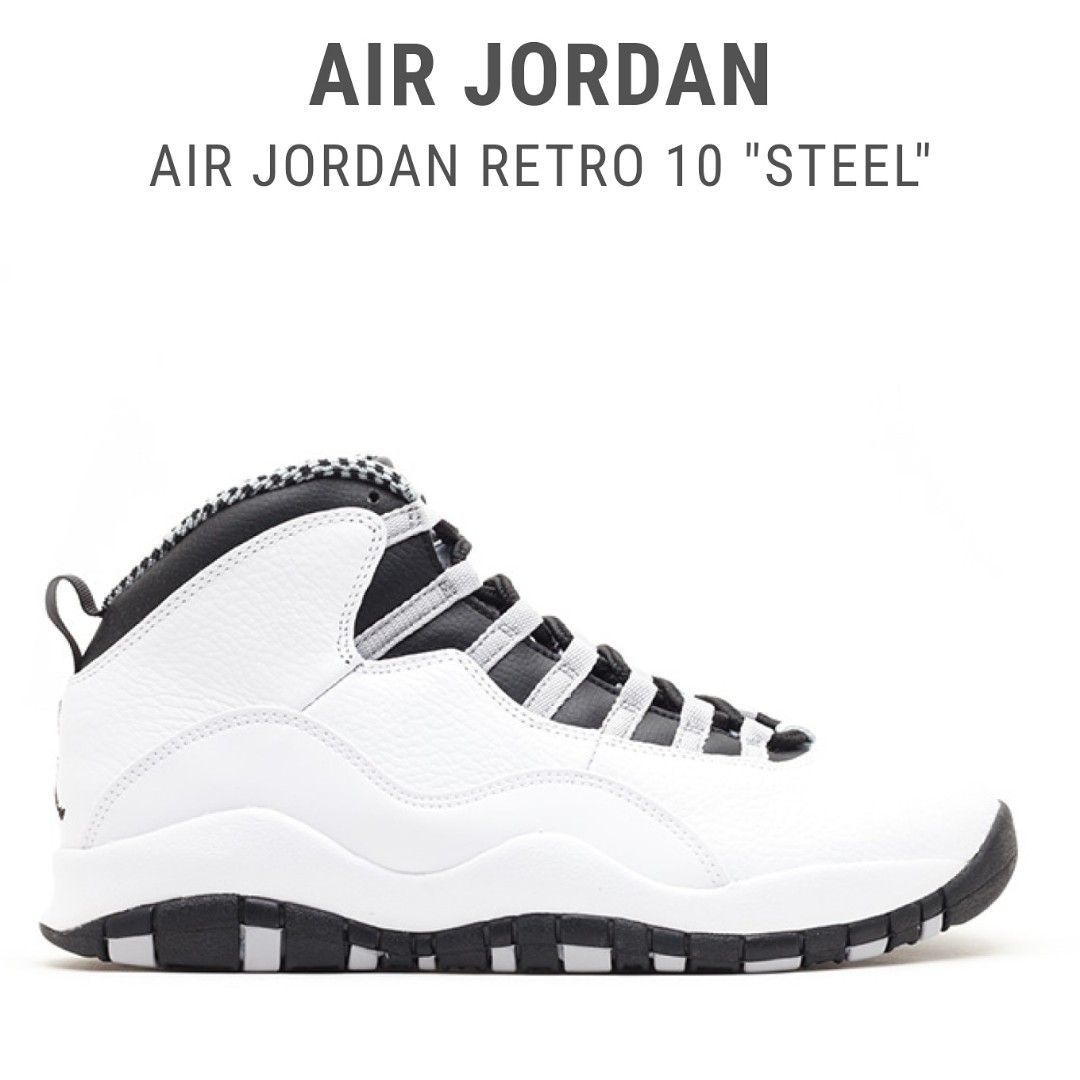 Jordan 10 Retro Steel UA 1 1 Men s Fashion Footwear on Carousell