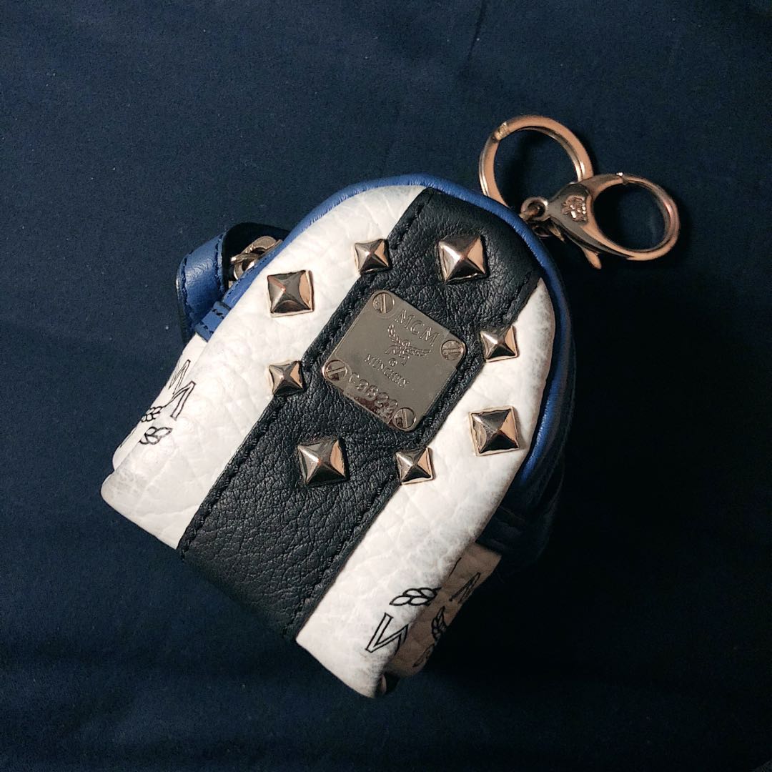 MCM Stark Backpack Charm Keychain Luxury Accessories on Carousell