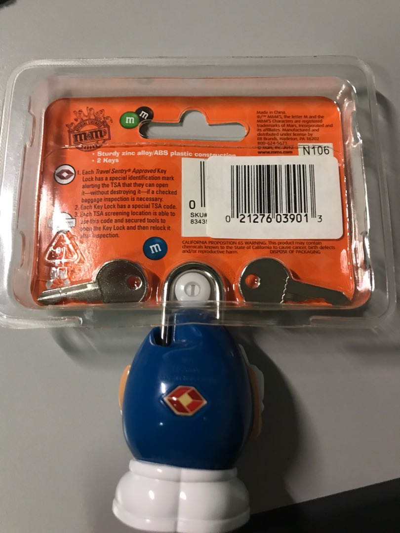 M&m luggage lock store