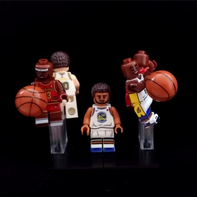 Nba Minifig Nba Jordan Bryant Curry James Toys Games Bricks