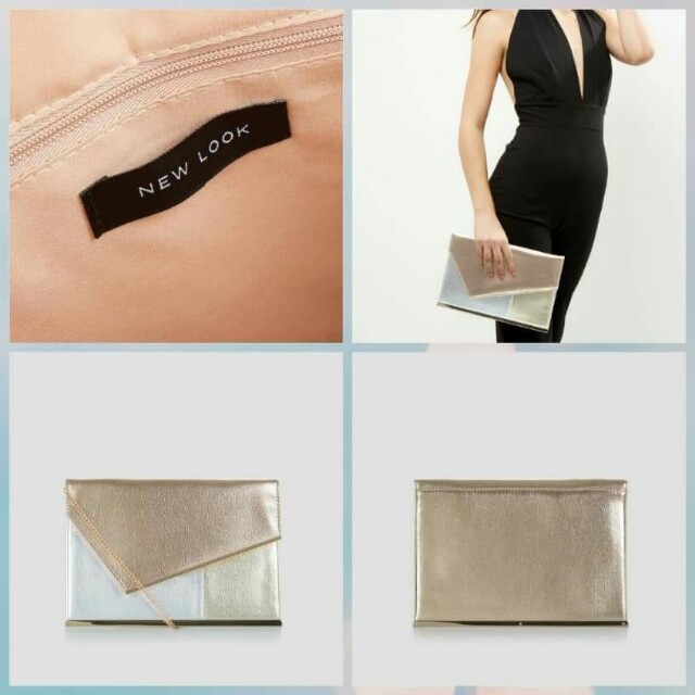 tan clutch bag new look