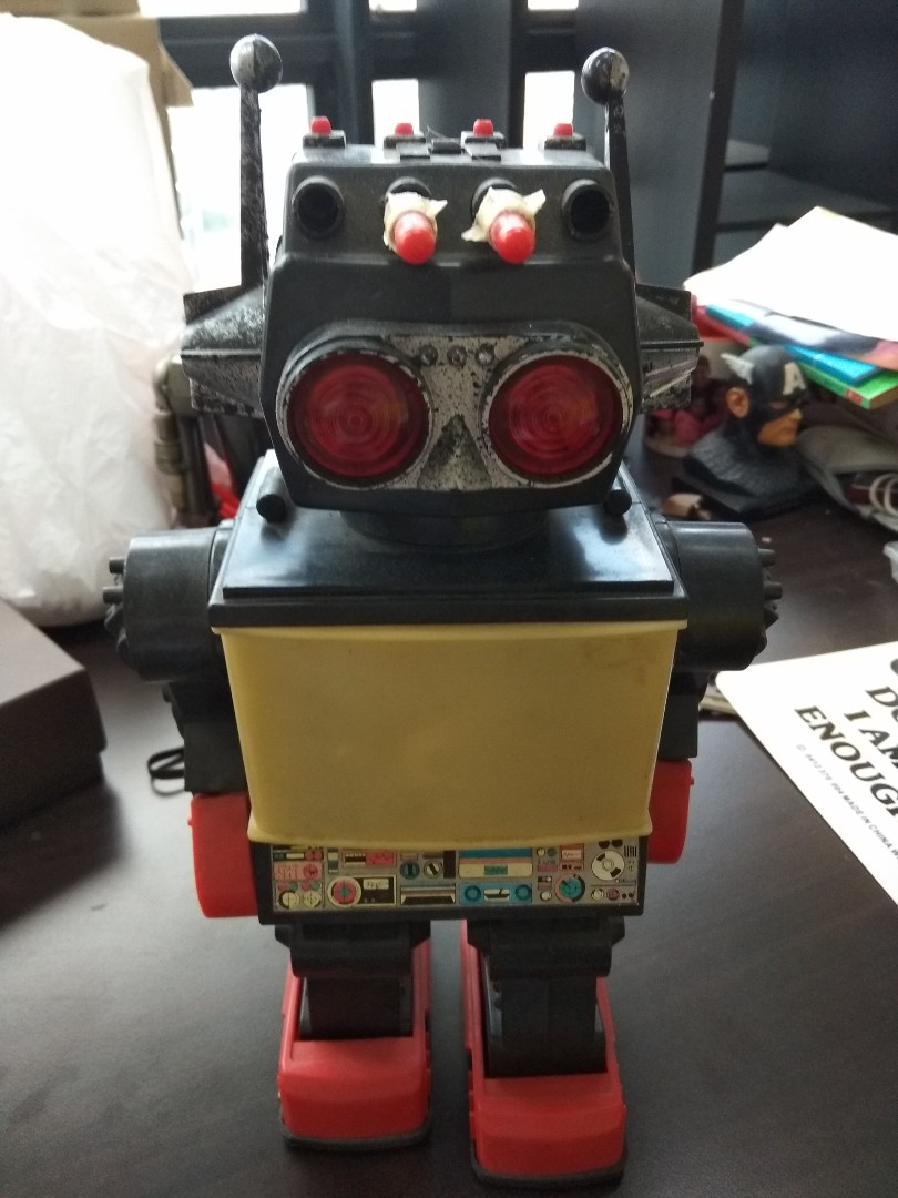 old school robot toy