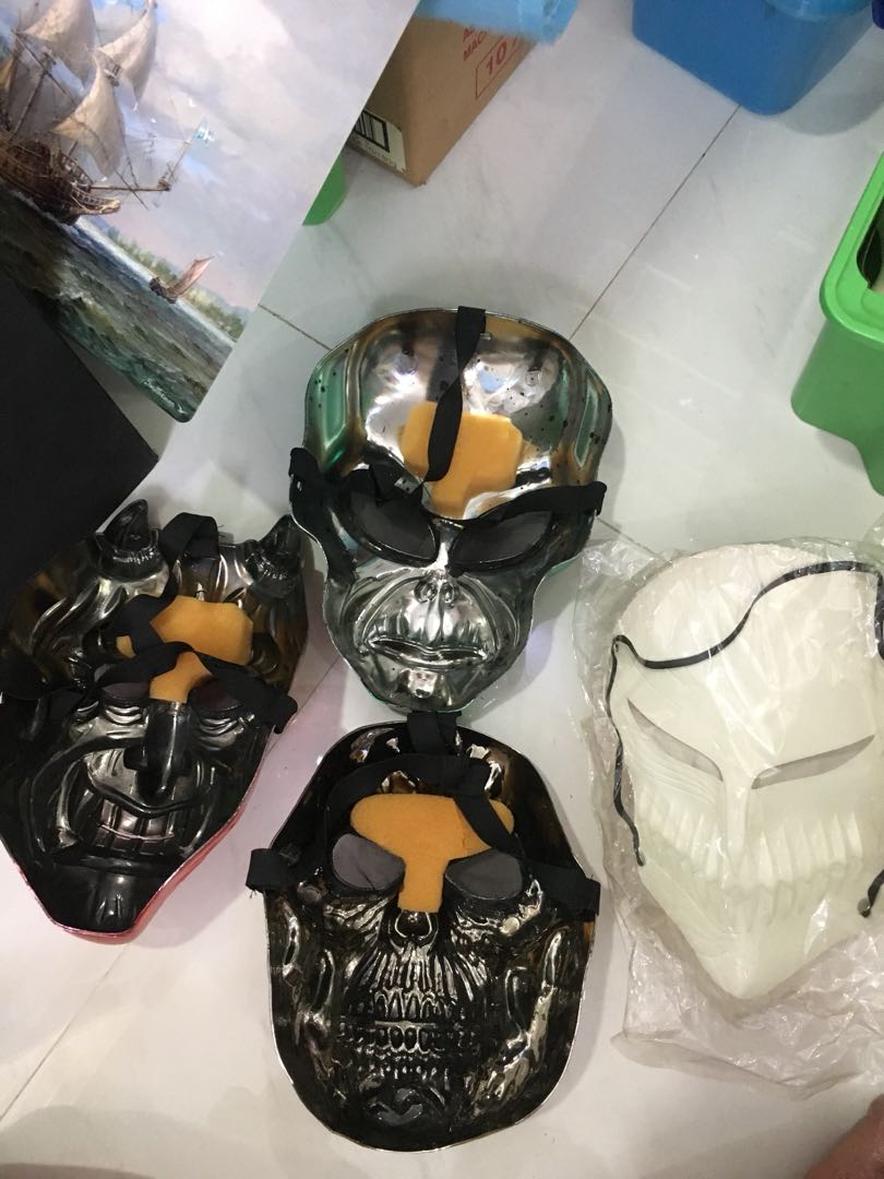 Plastic Full Face Masks, Toys & Games, Others on Carousell