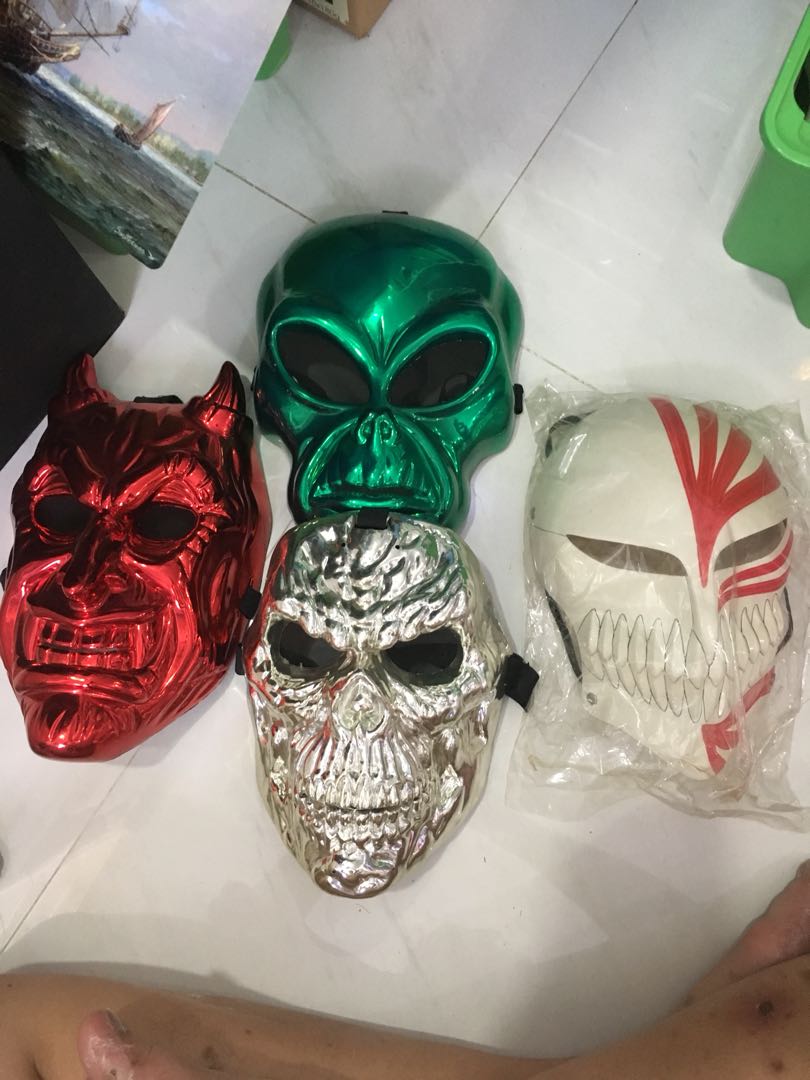 Plastic Full Face Masks, Toys & Games, Others on Carousell