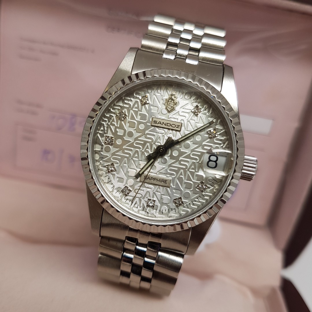 Sandoz Sapphire Automatic Watch Luxury Watches on Carousell