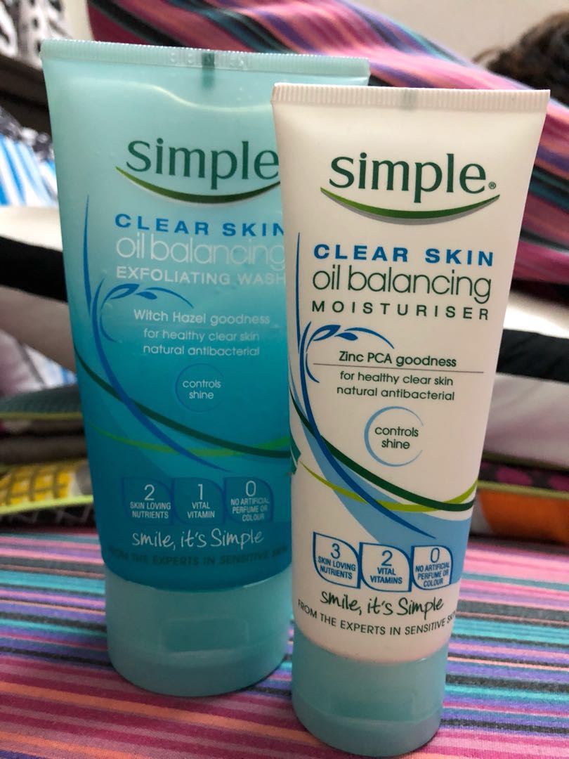 simple exfoliating cleanser