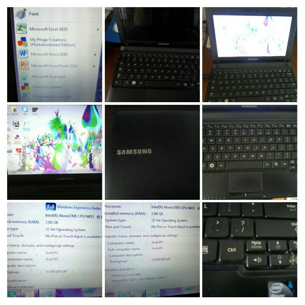 used samsung notebook laptop mobile