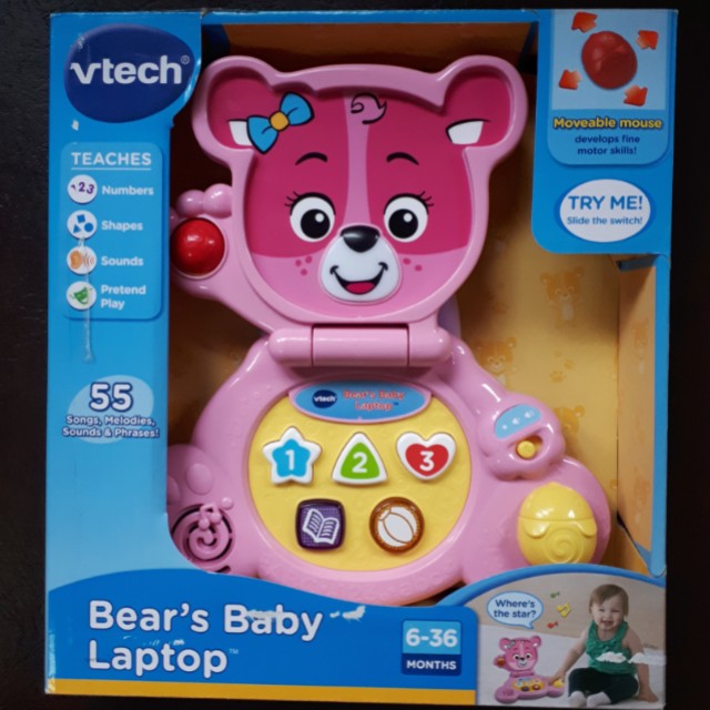 vtech bear's baby laptop