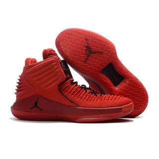 Red jordan shoes mens sale