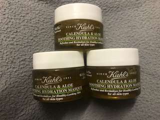 Kielh’s calendula mask travel size