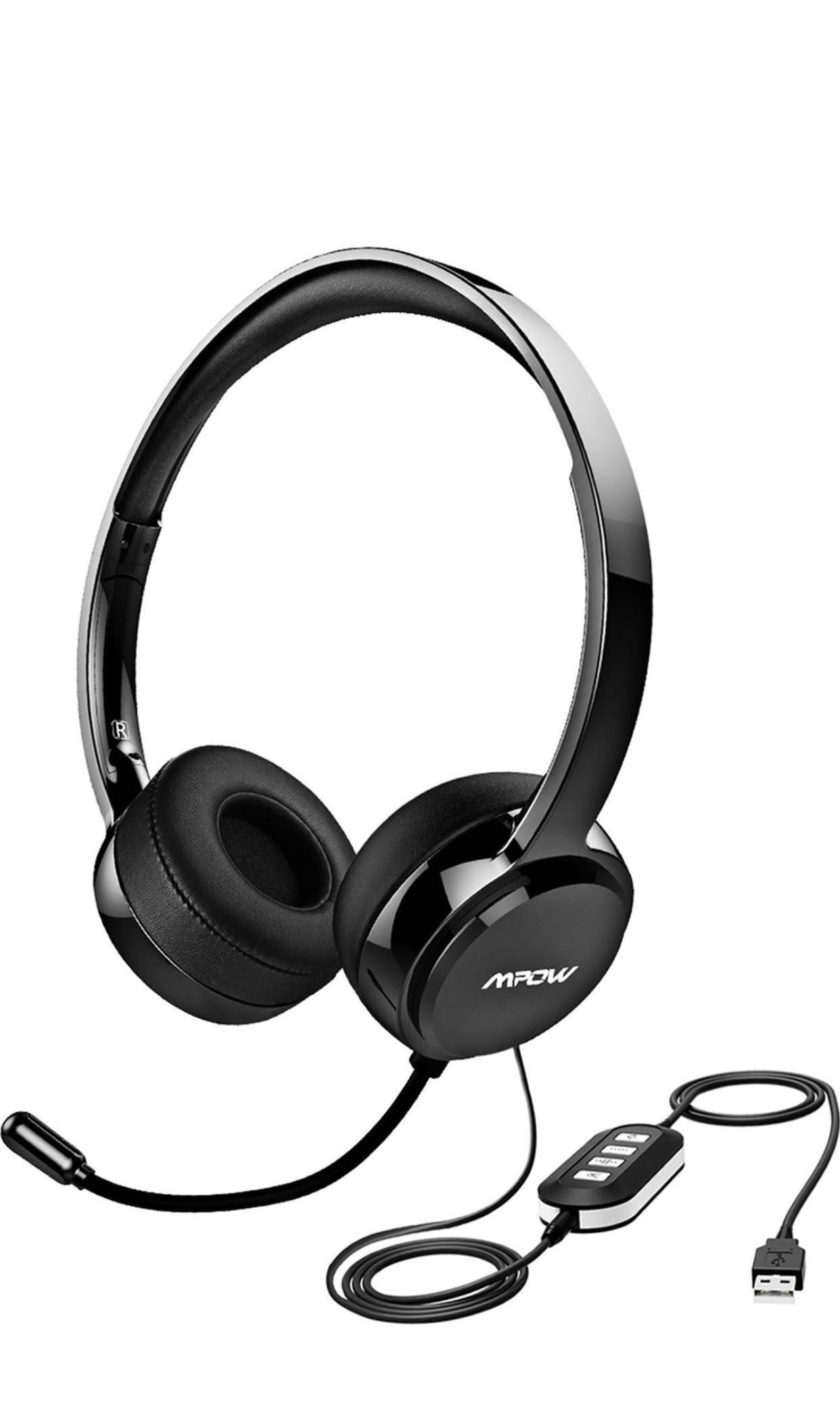wired usb headset mpow