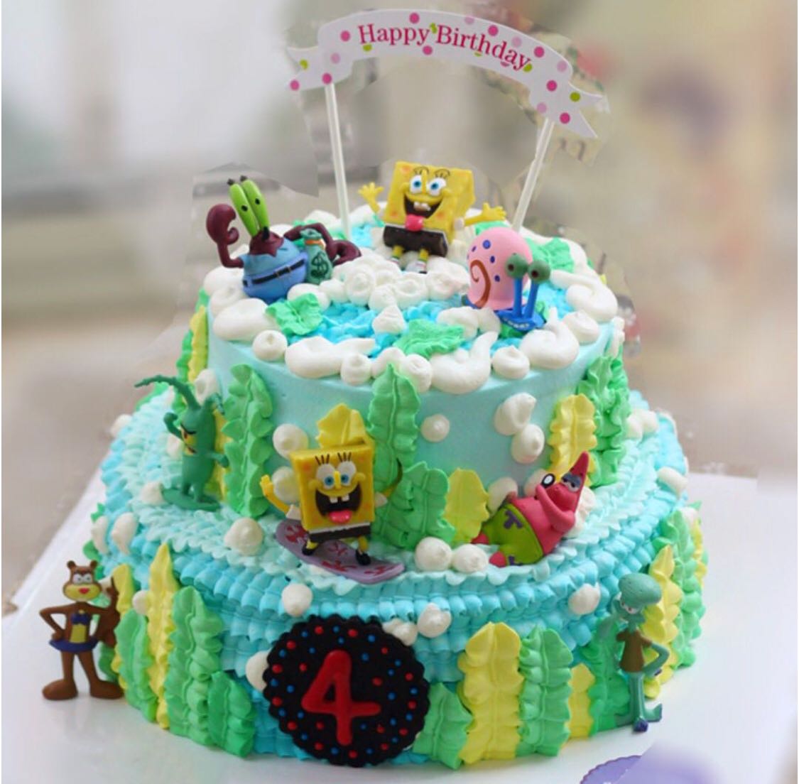 8 pcs Spongebob Squarepants Patrick Starfish Cake Topper ...