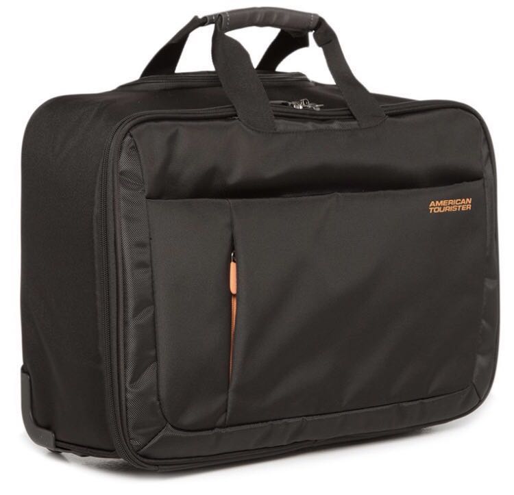 american tourister sonic underseat rolling tote