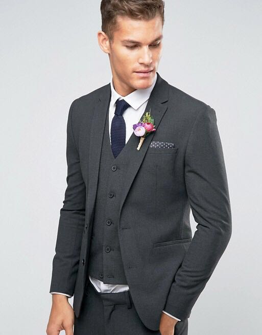 Asos Wedding Super Skinny Charcoal Suit Jacket Men S Fashion Asos Wedding Super Skinny Charcoal Suit Jacket Men S Fashion Clothes Outerwear On Carou