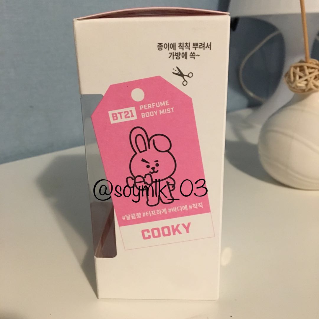 Bt21 Perfume Body Mist Cooky - Hot Pink Flower, Hobbies & Toys,  Collectibles & Memorabilia, Fan Merchandise On Carousell