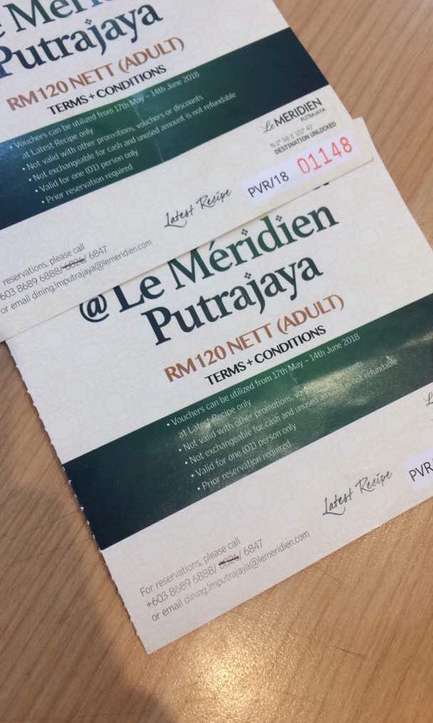 ramadan buffet voucher