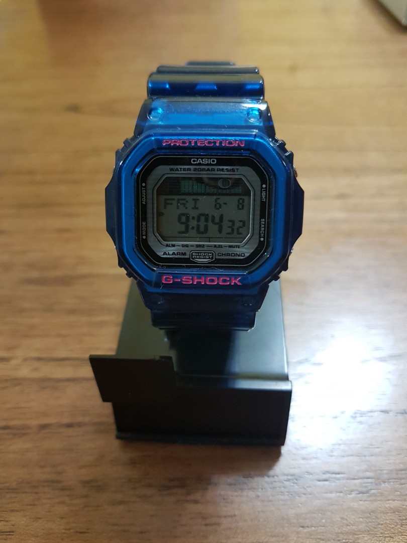 Casio G Shock G Lide Glx 5600 Blue Jelly Men S Fashion Watches On Carousell