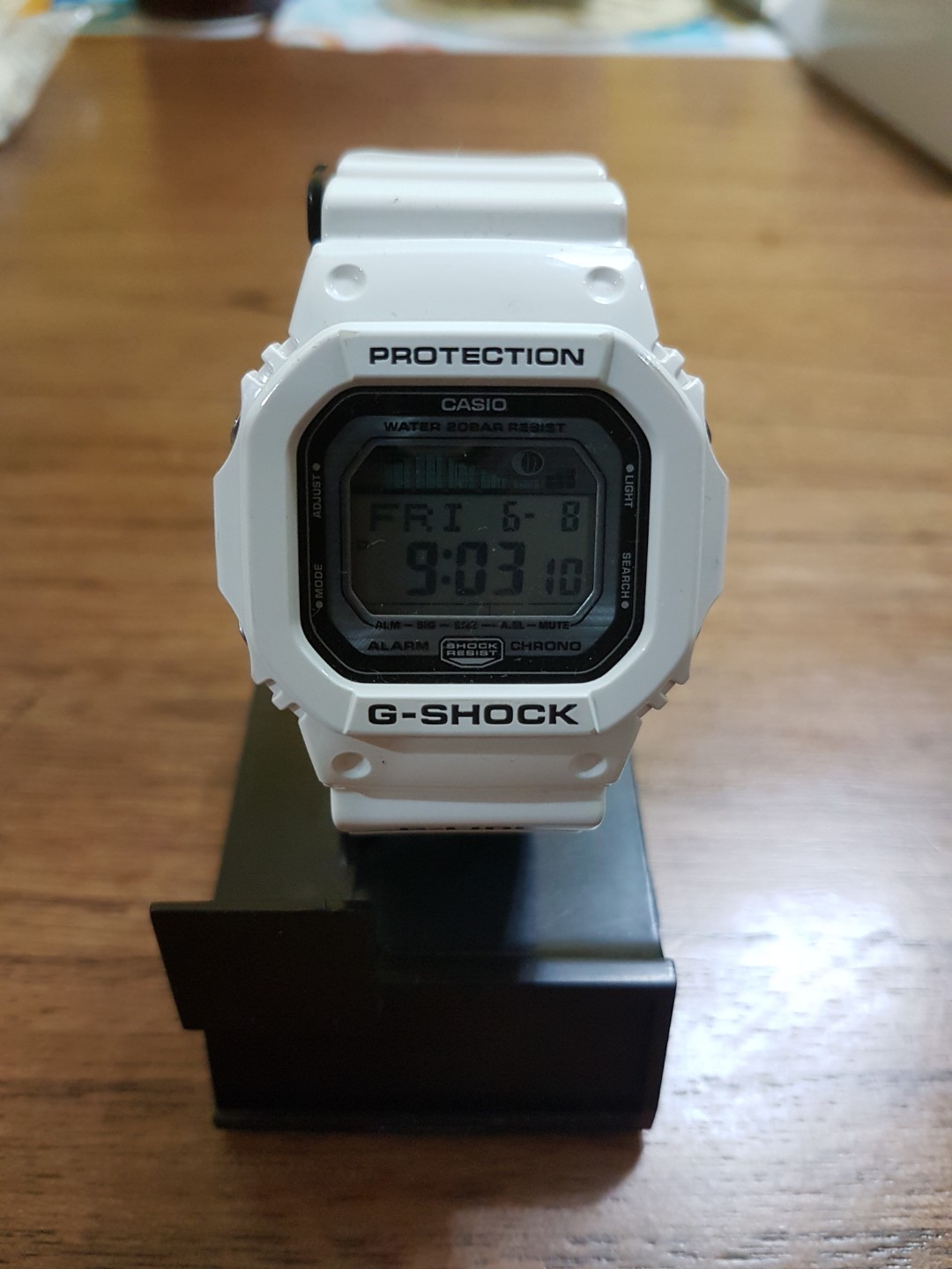 Casio G Shock G LIDE Series Digital White X Black Accents Watch