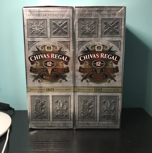 Chivas Regal 12 years old, Food & Drinks, Alcoholic Beverages on Carousell