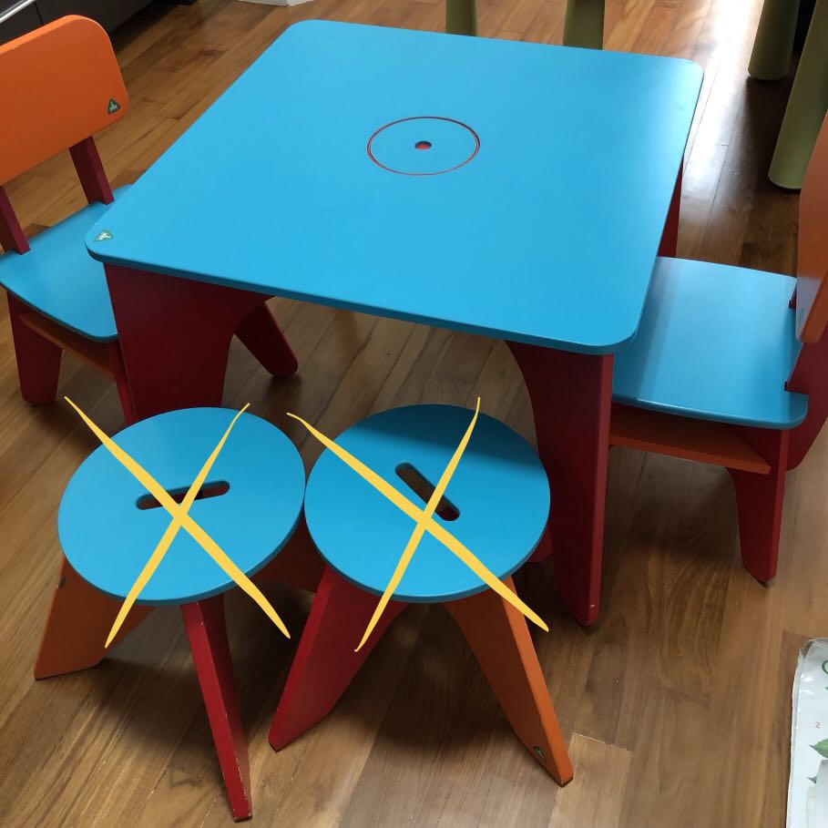 Elc childrens discount table and chairs