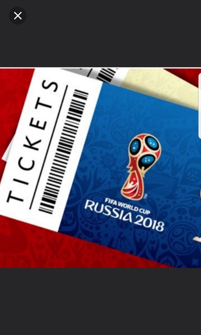 Fifa World Cup 2018 Ticket Entertainment Events Concerts On Carousell