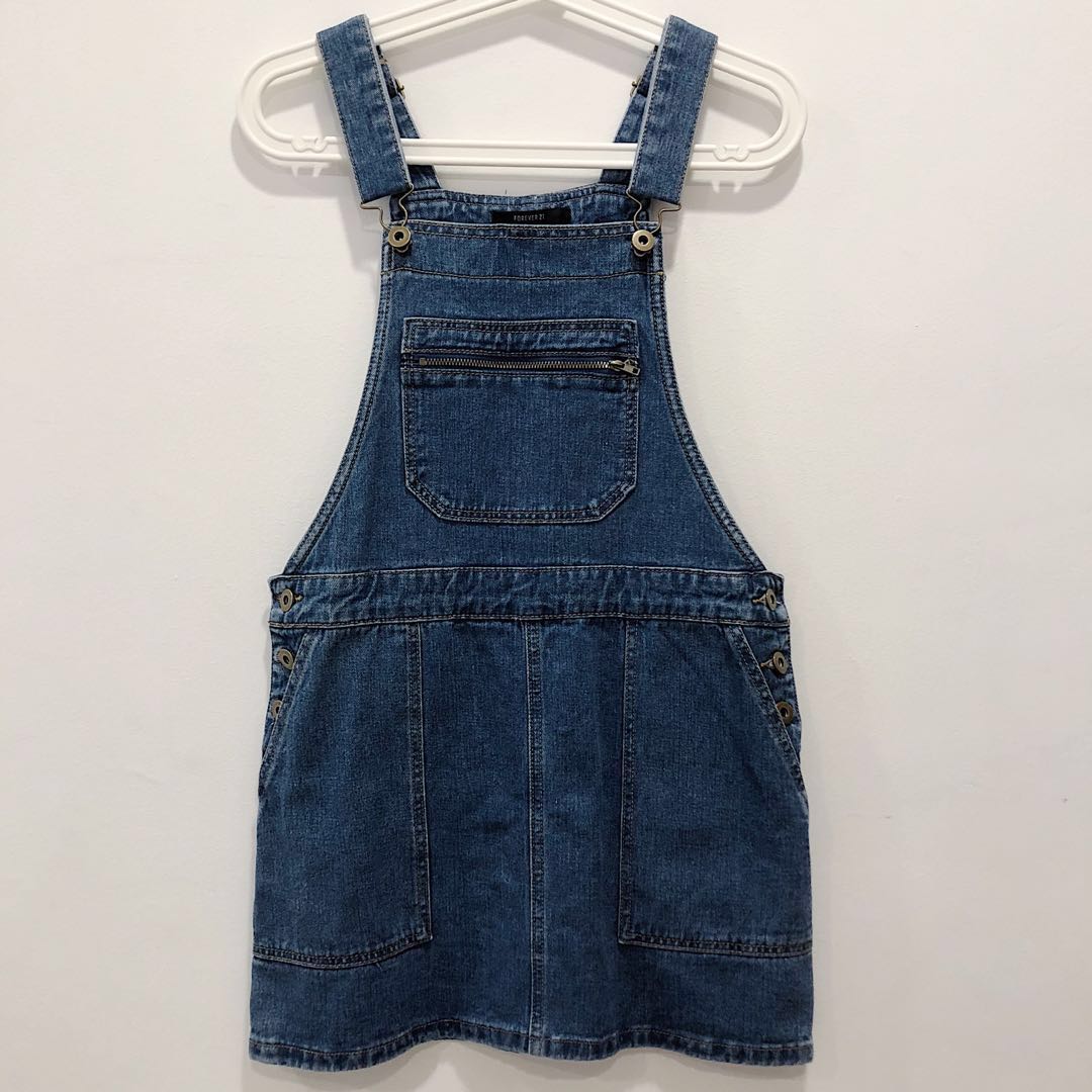 forever 21 dungaree dress