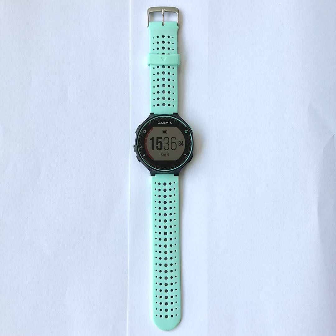 Garmin Forerunner 235 Turquoise Teal Blue Mobile Phones Gadgets Wearables Smart Watches on Carousell