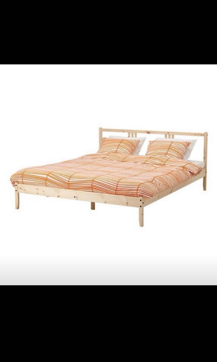 Fjellse queen bed hot sale frame