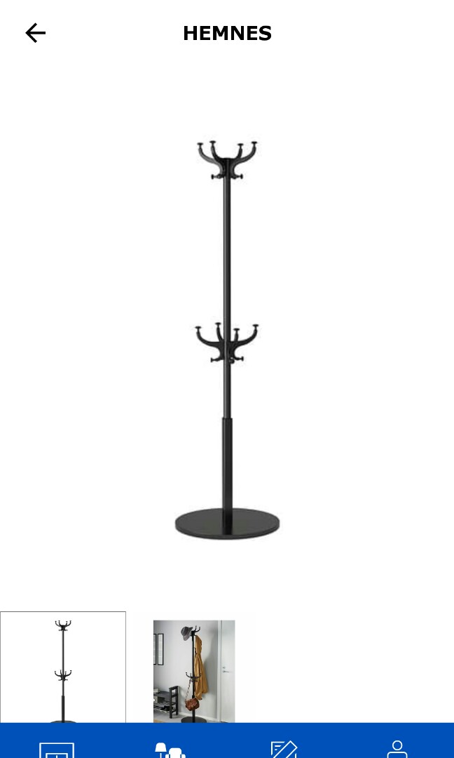 IKEA HEMNES Coat & Hat Stand, Furniture & Home Living, Furniture