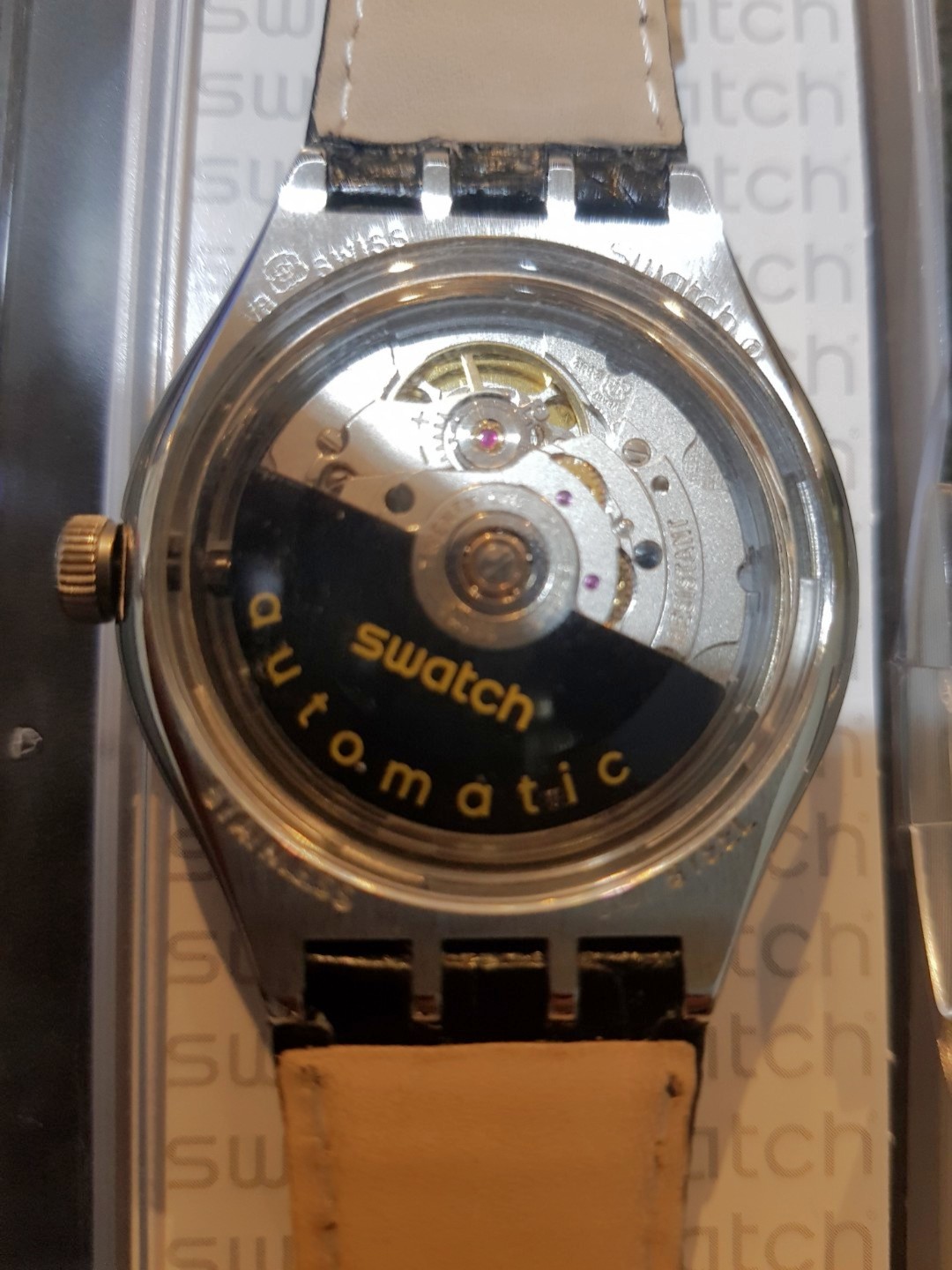 Jam Tangan Swatch Automatic Original Skeleton