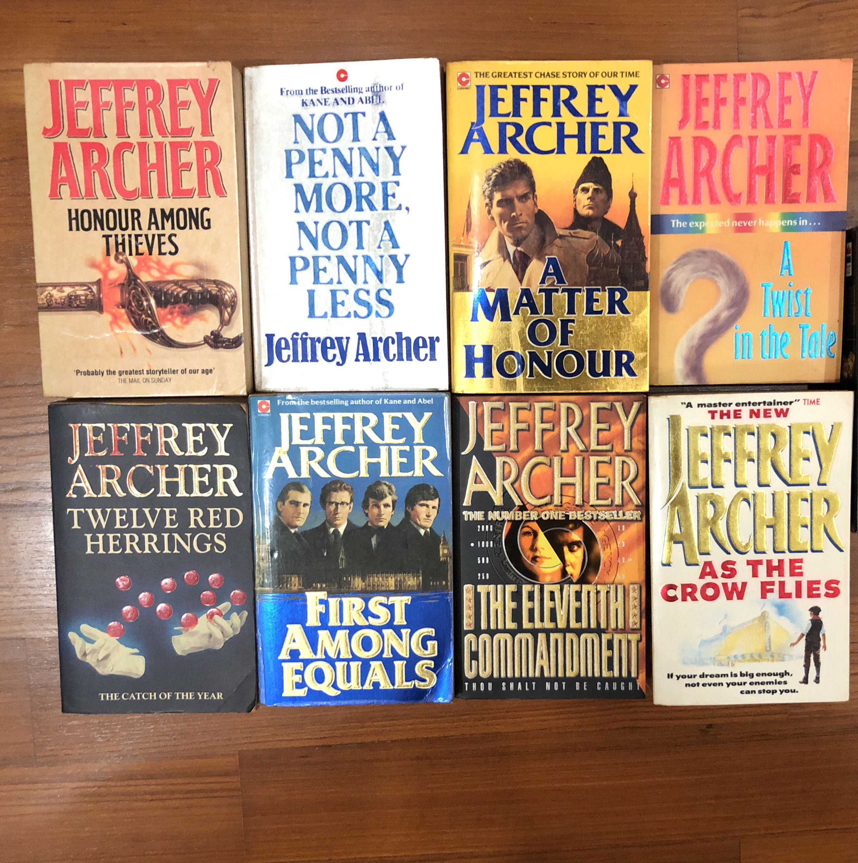 Jeffrey Archer Novels Books Stationery Fiction On Carousell