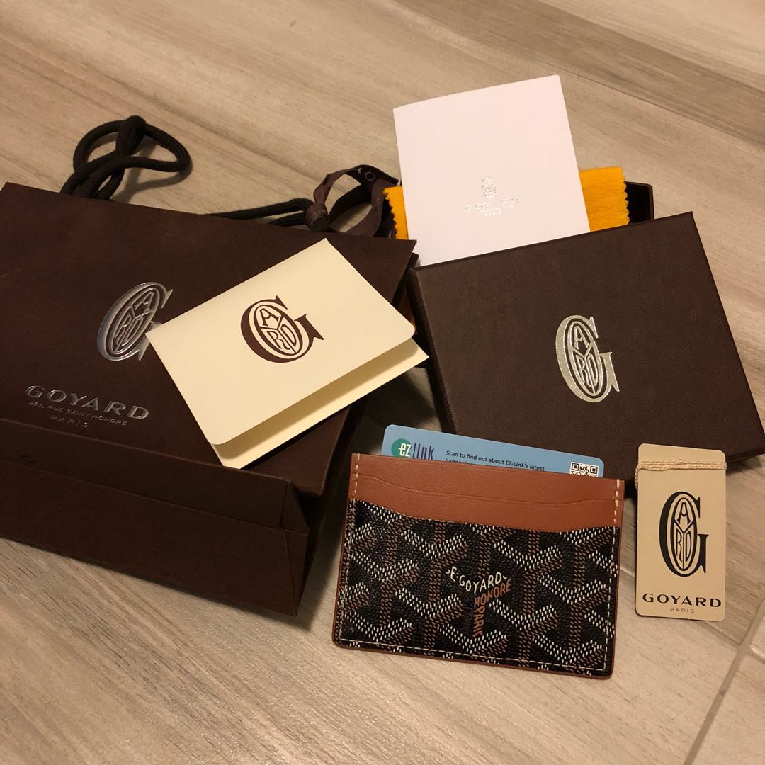 Goyard Card Wallet, Luxury, Bags & Wallets on Carousell