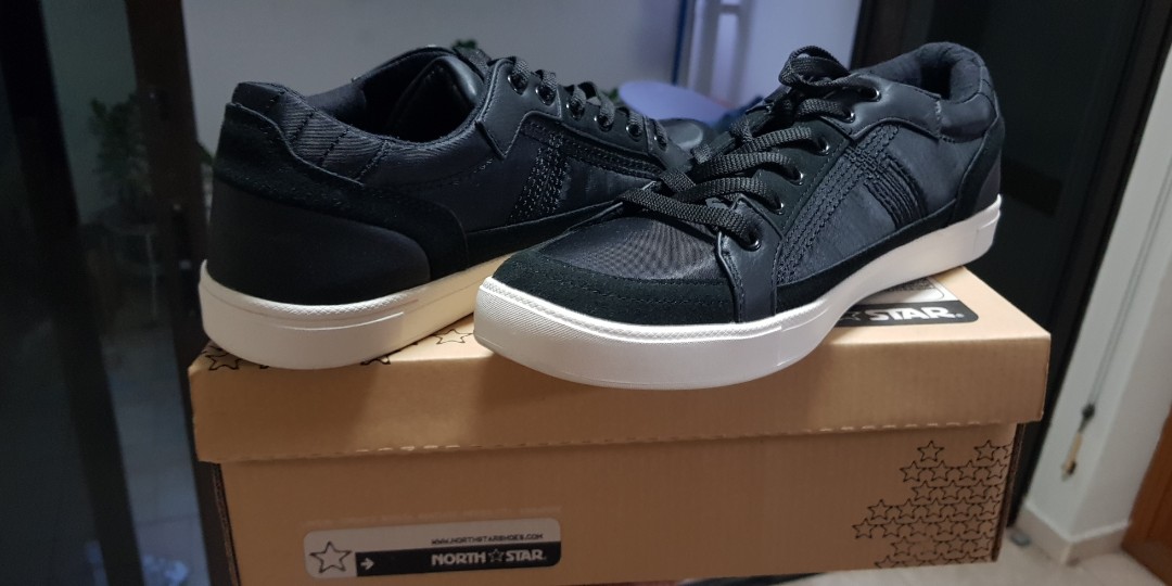 north star white sneakers