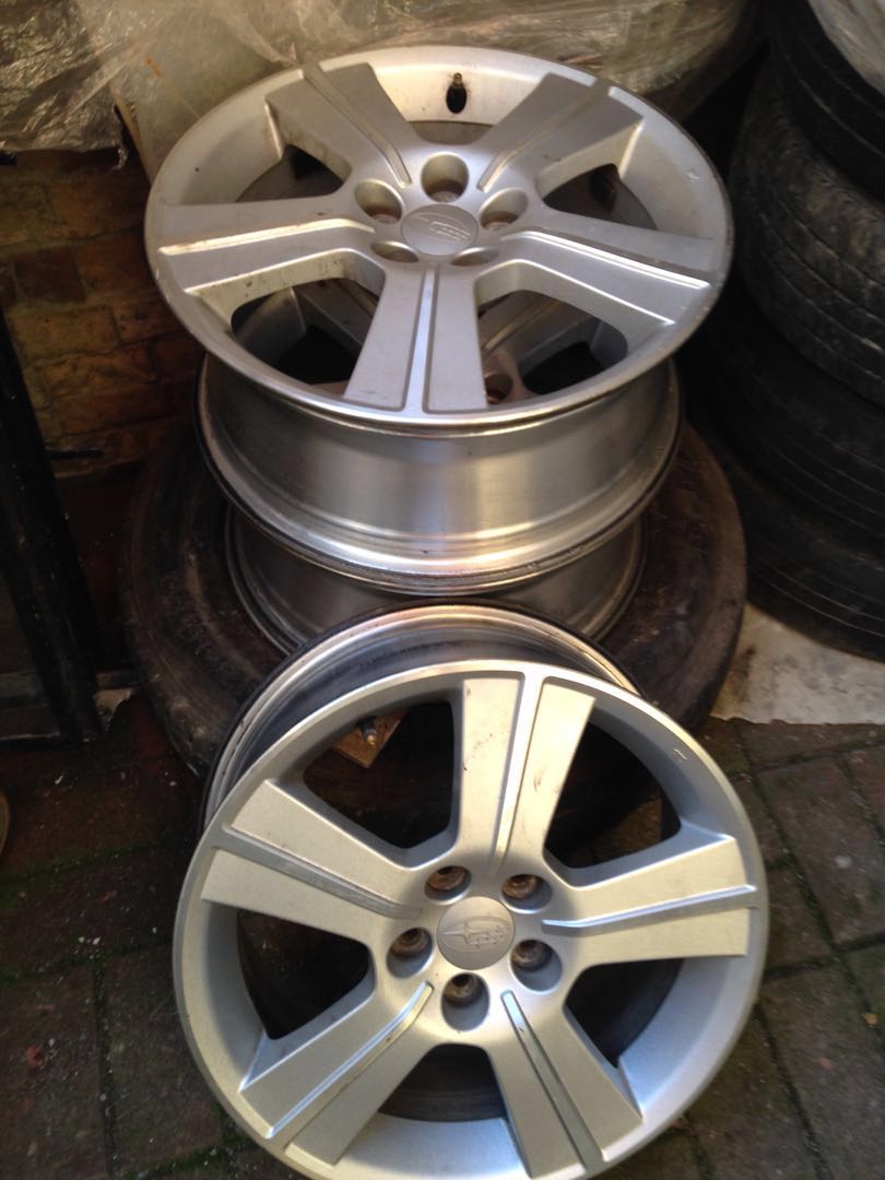 Original 16” Subaru Forester Mags (Category: Car Parts & Accessories) located in Taytay. Submitted by now_selling (Listing ID 173884172, Image 2). Description: Original 16” Subaru Forester Mags only Good condition Some scratches due to usage SOLD as set - 4pcs..