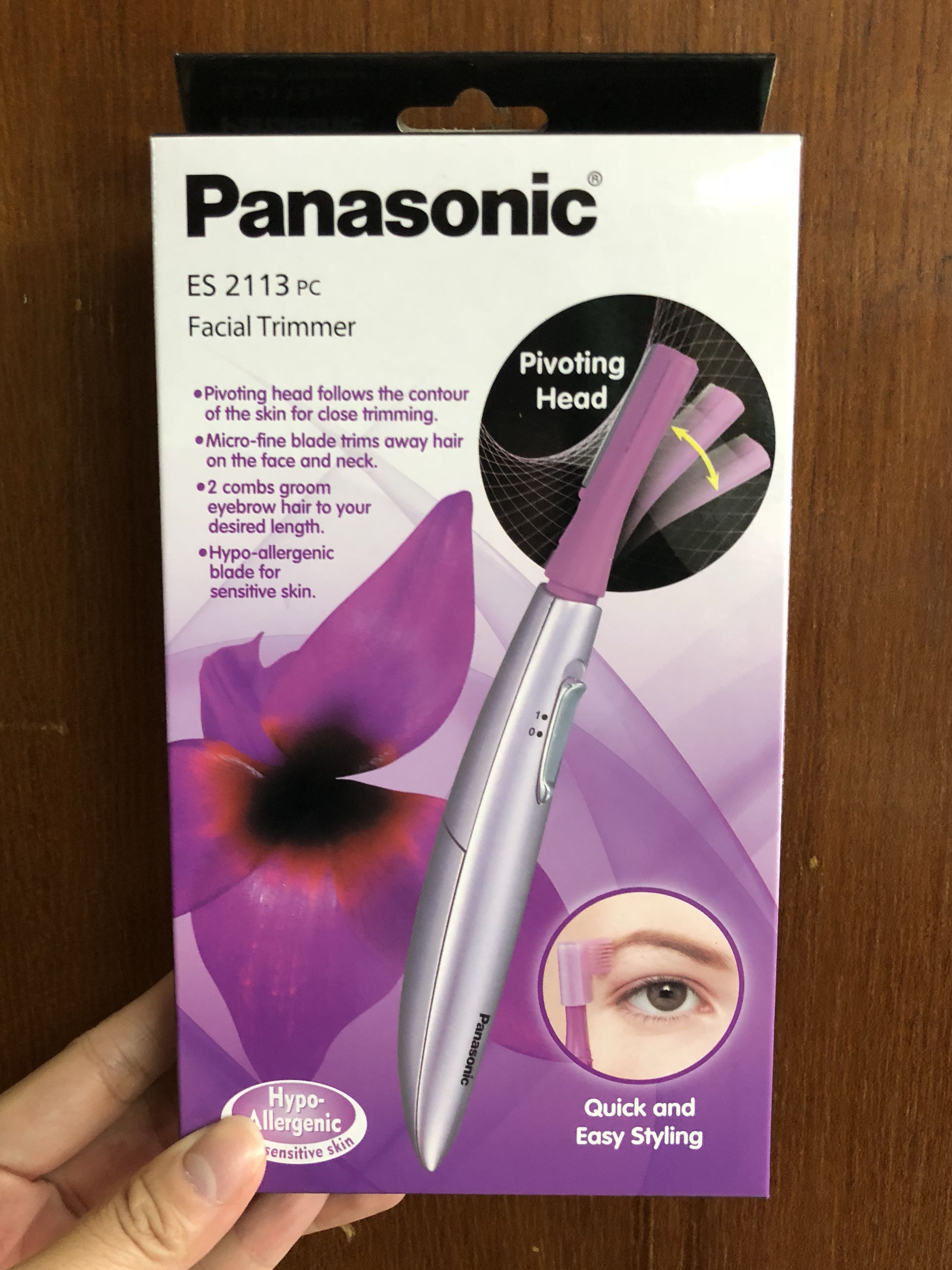 Panasonic es2113 shop facial trimmer