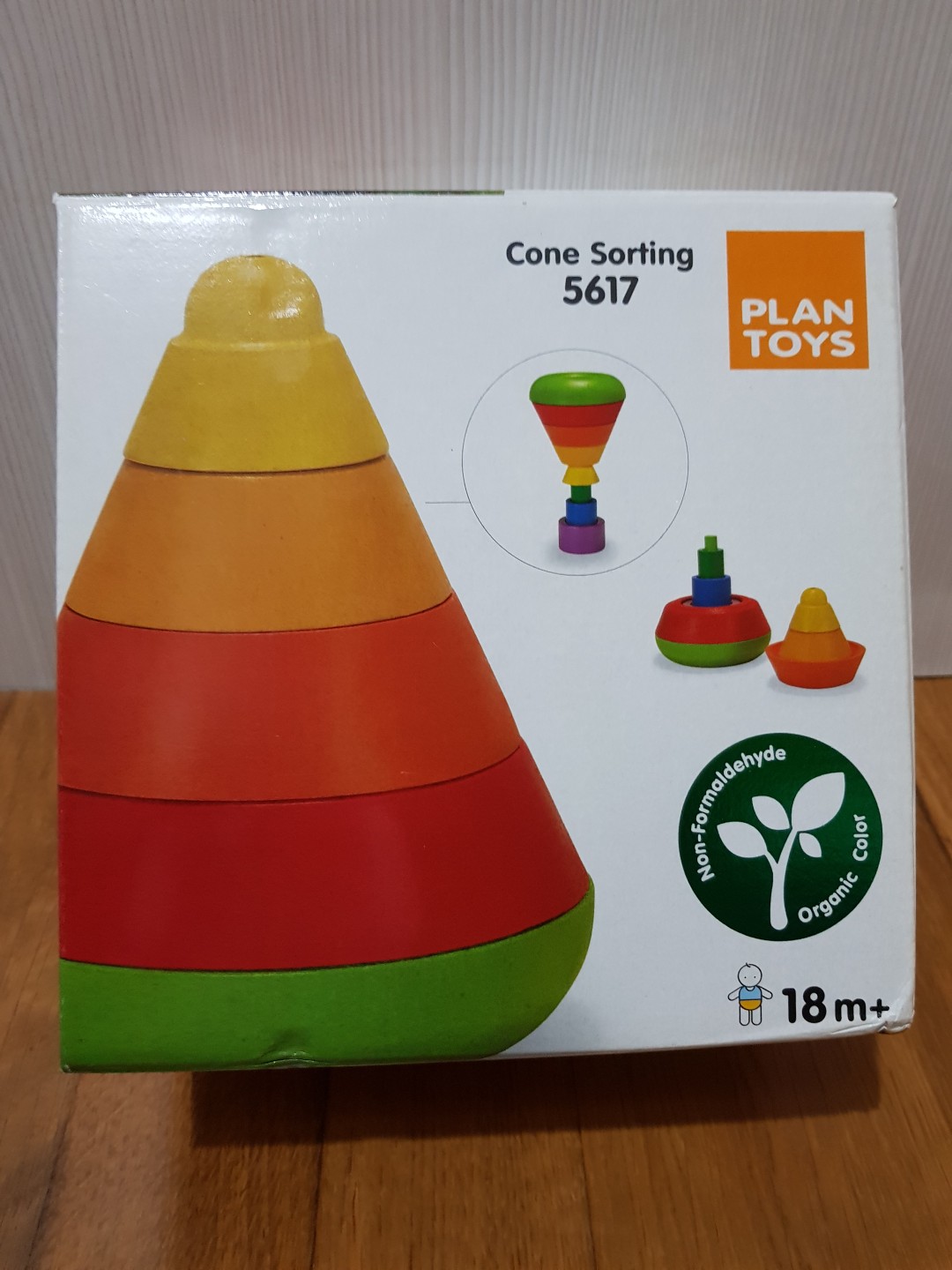 Plan Toy Cone Sorting 5617 Hobbies Toys Toys Games on Carousell