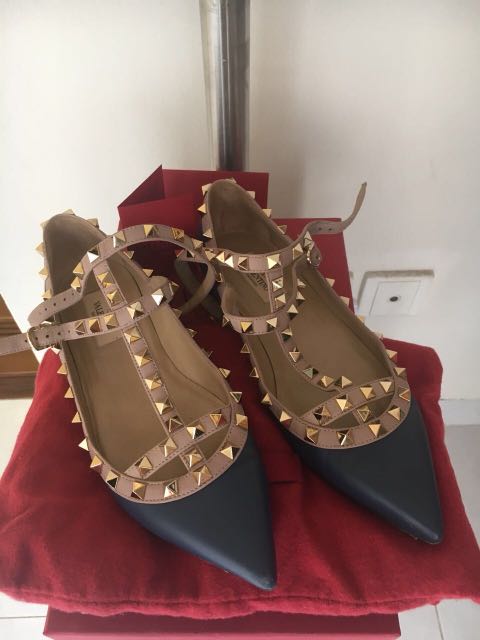 Valentino rockstud navy blue Clearance